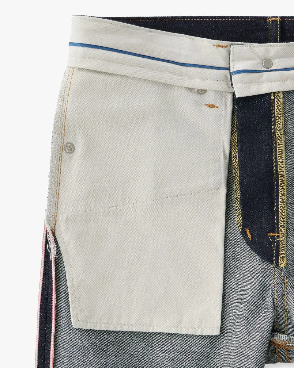 Momotaro Jeans #200 Standard Tapered Fit Mens Jeans - 14.7oz Zimbabwe Cotton Selvedge Denim / Button