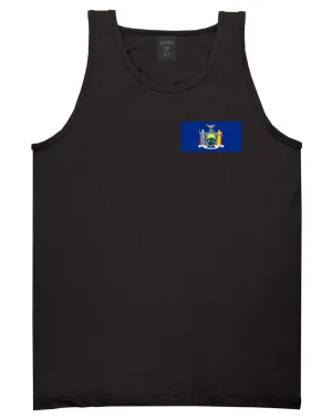 New York State Flag NY Chest Mens Tank Top T-Shirt