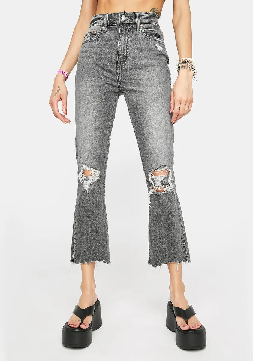 On The Rocks Shy Girl High Rise Crop Jeans