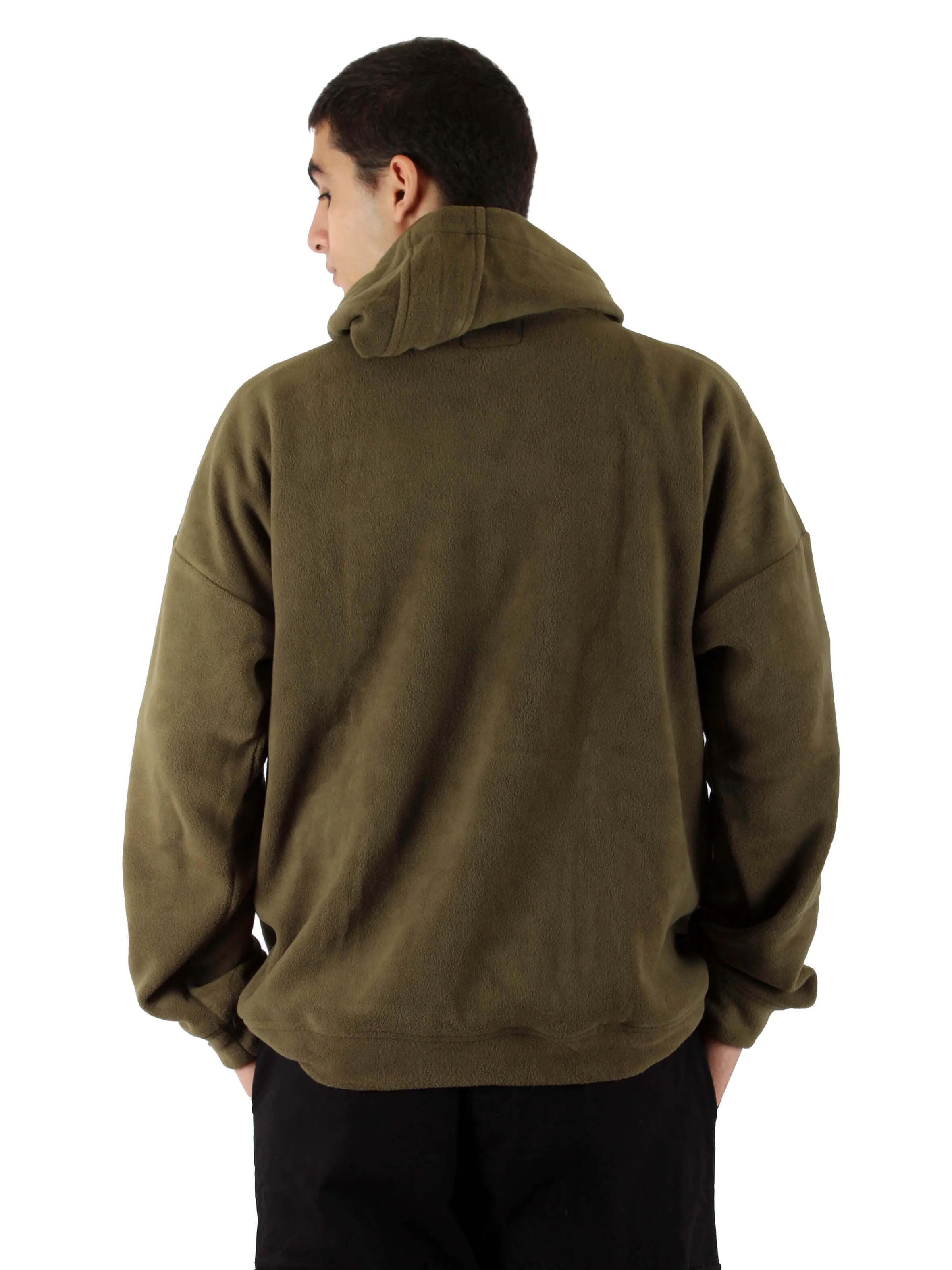 Polar Fleece Hoodie Oversized Tree Top - Men