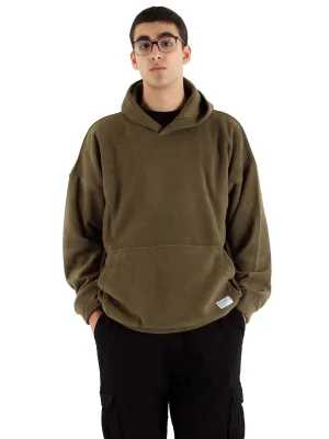 Polar Fleece Hoodie Oversized Tree Top - Men