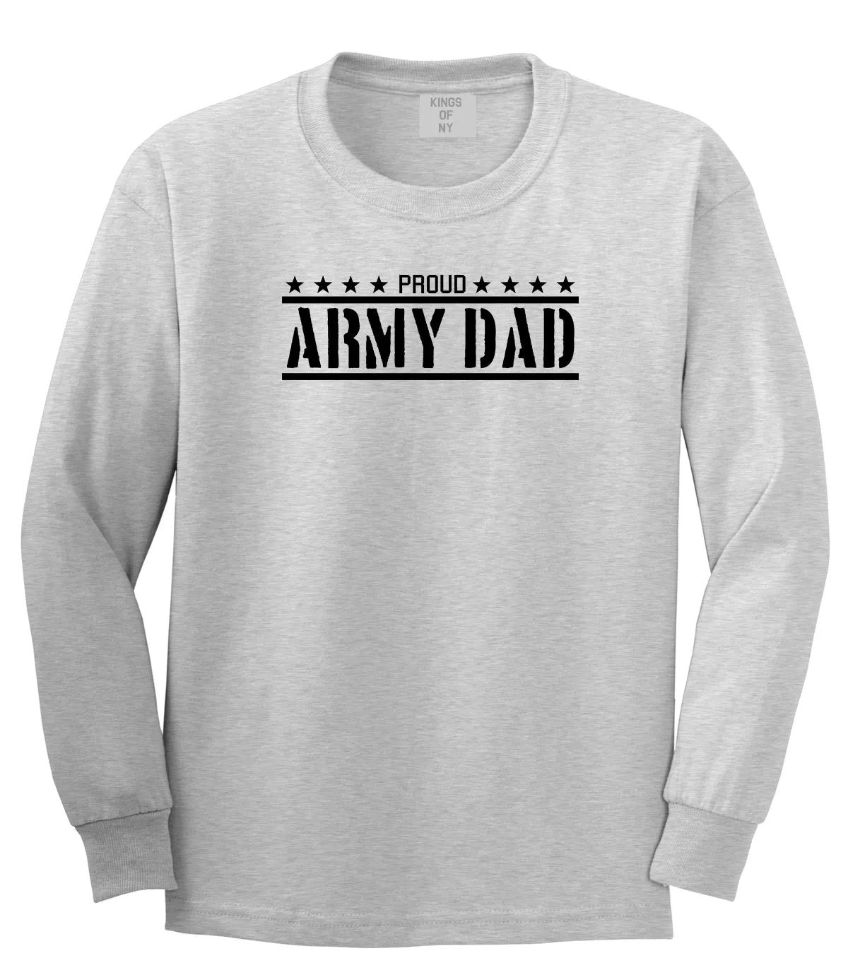 Proud Army Dad Military Mens Long Sleeve T-Shirt