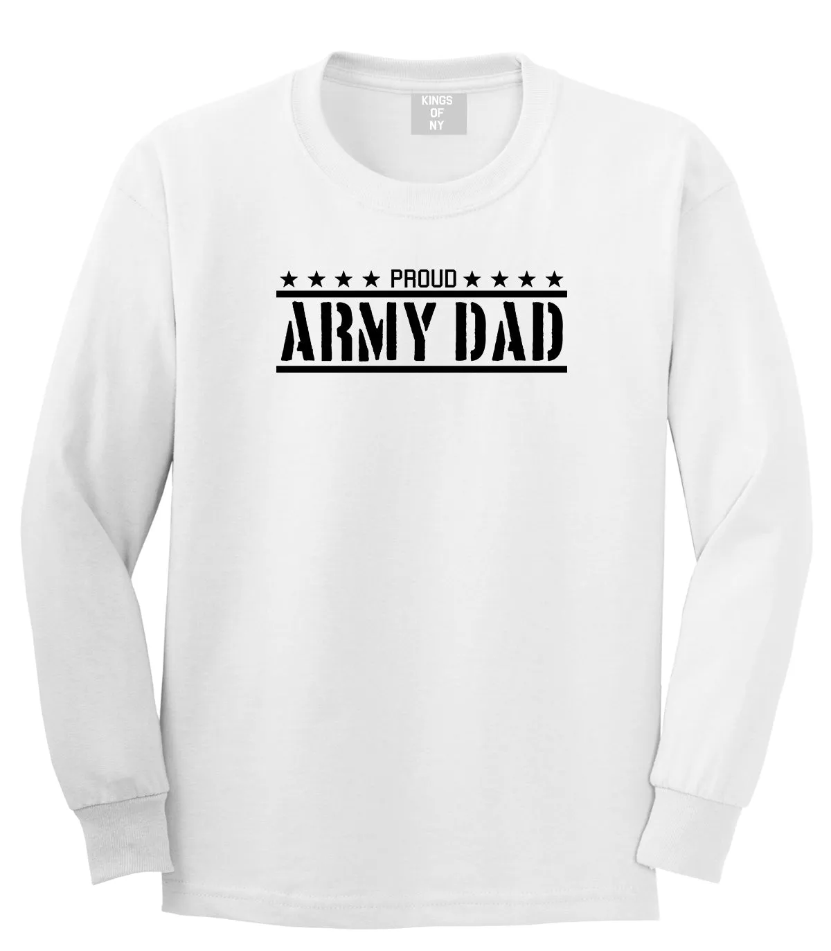 Proud Army Dad Military Mens Long Sleeve T-Shirt
