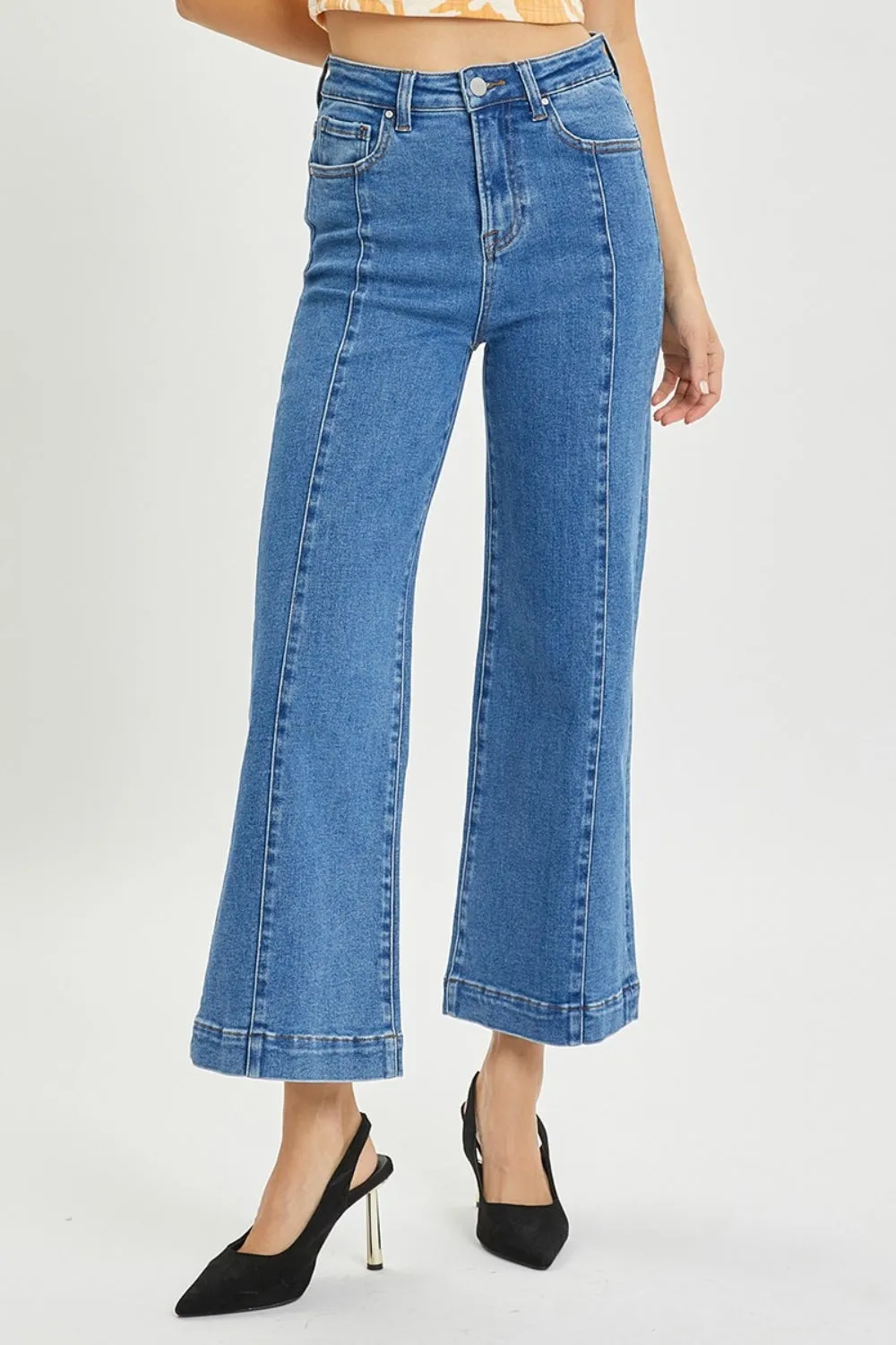 RISEN Sharon High Rise Wide Leg Jeans