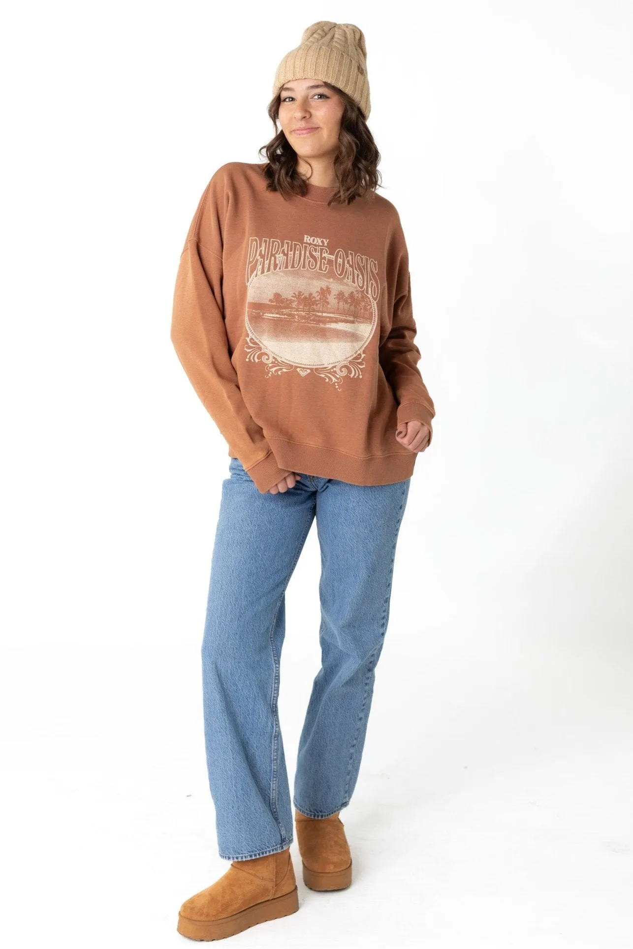 Roxy Lineup Oversized Crew