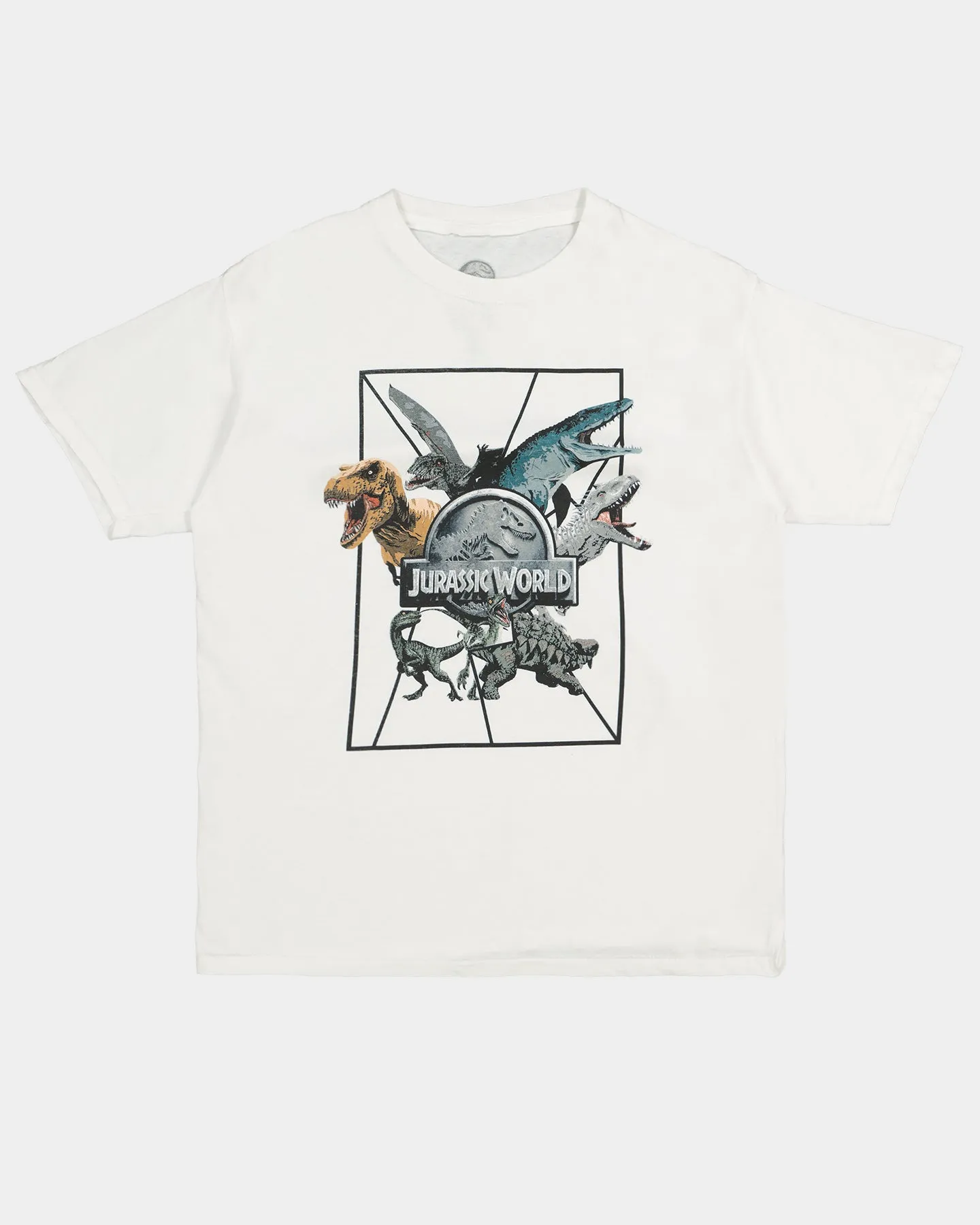 Shortie Kids' Jurassic Park T-Shirt White