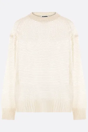 silk oversize sweater