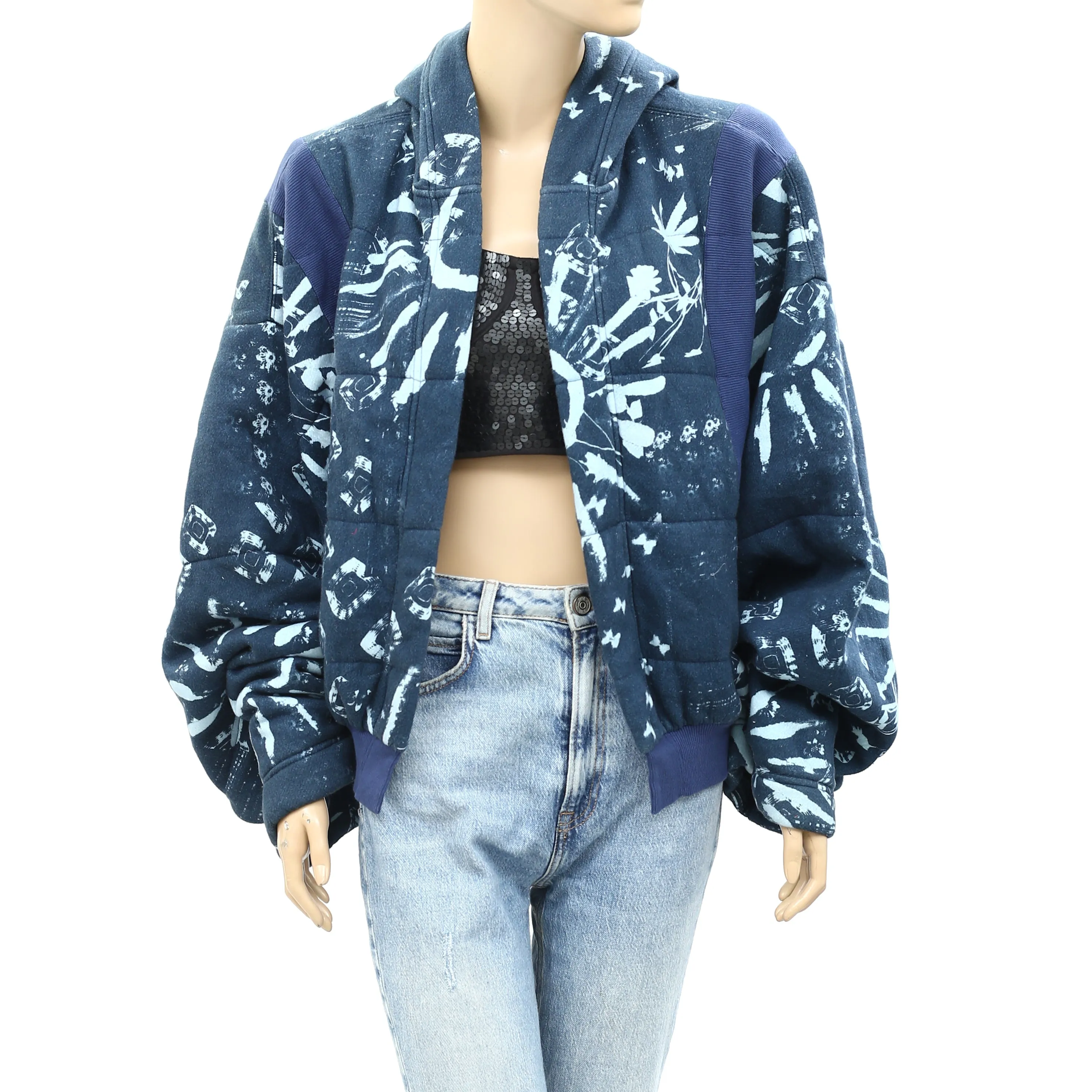 Urban Outfitters UO Hooded Sweatshirt Cardigan Top M