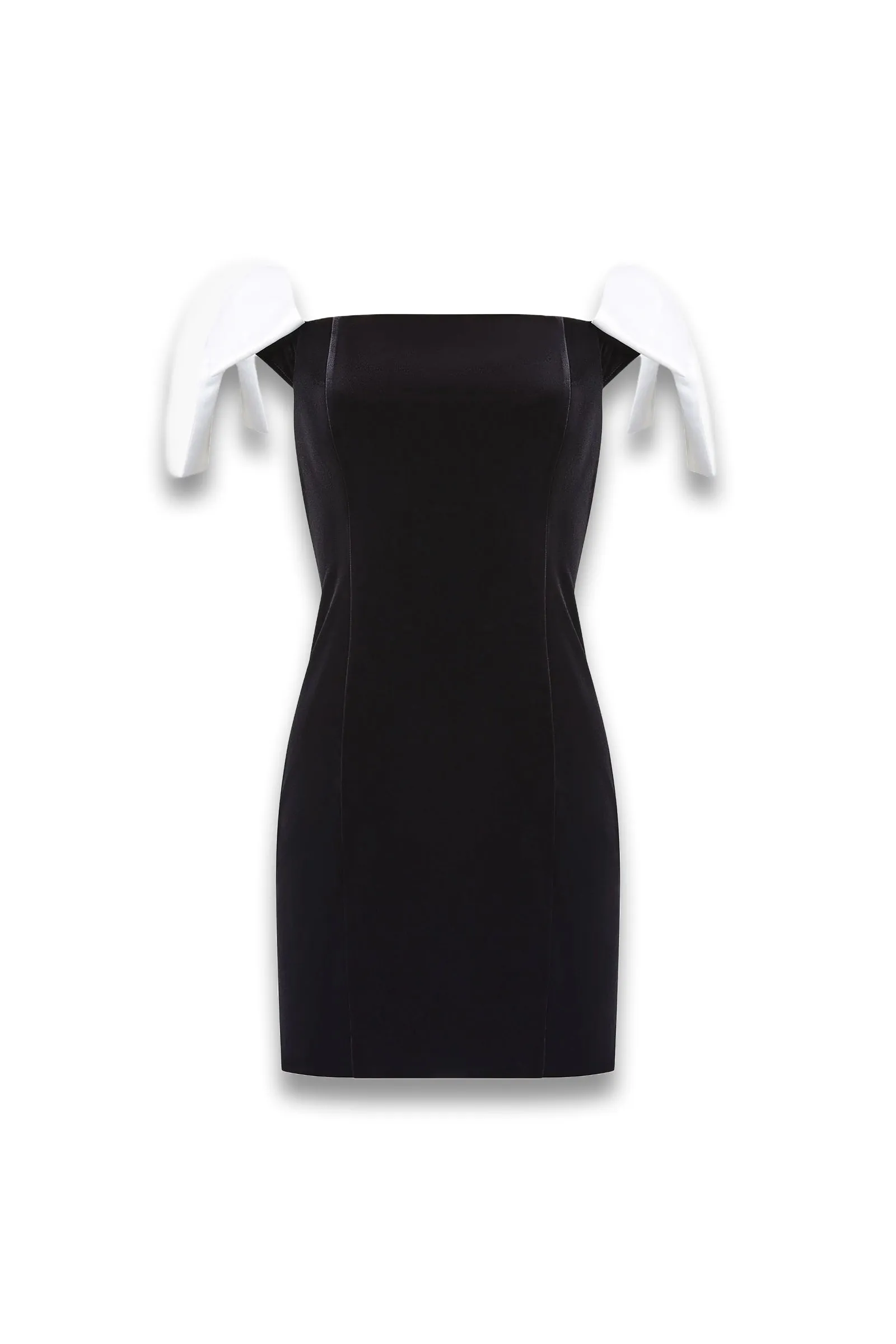 Velvet Carey Satin Bow Mini Dress