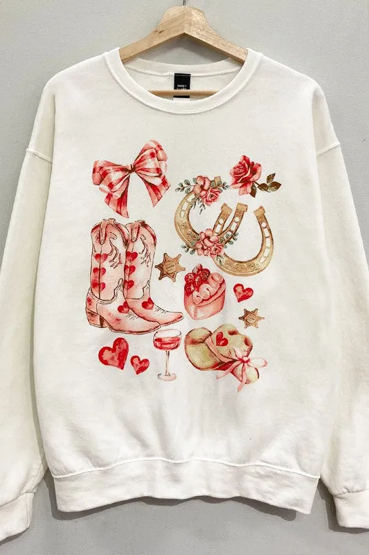 Western Coquette Cowgirl Sweatshirt S-XL