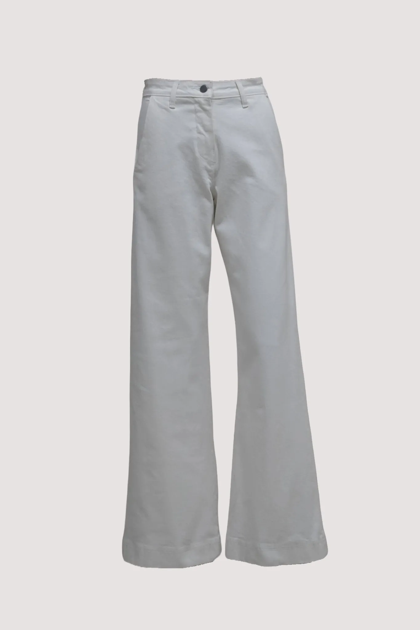 White Flare Leg