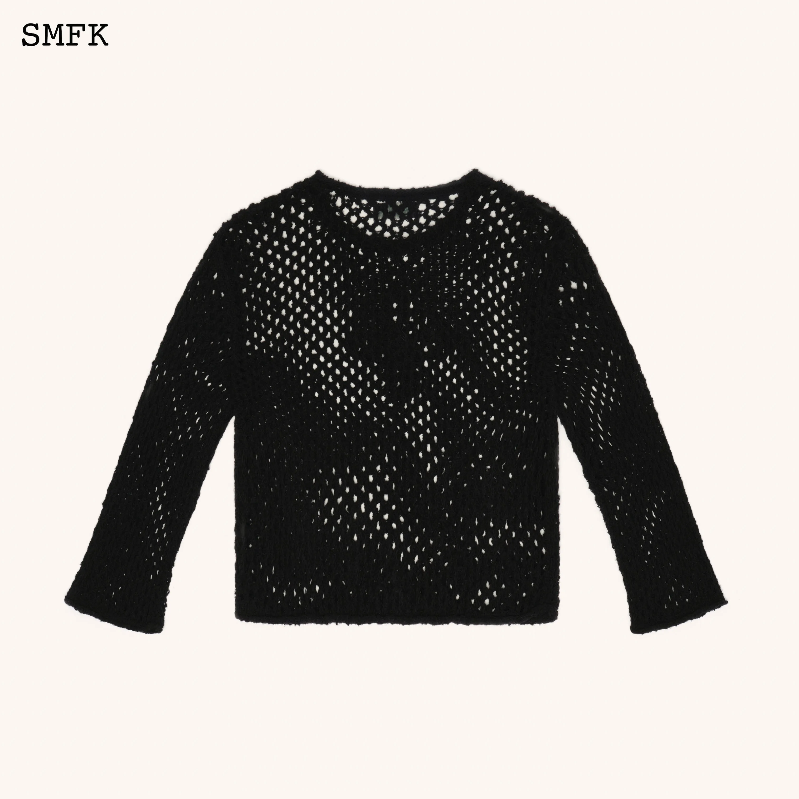 WildWorld Black Spider Web Hoodie Smock