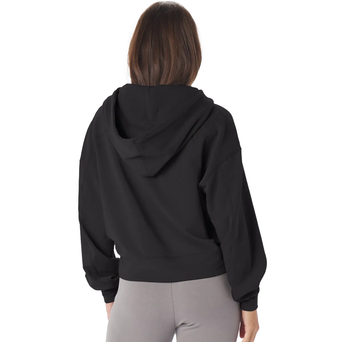 Women's Vintage Oversized Crop Hoodie